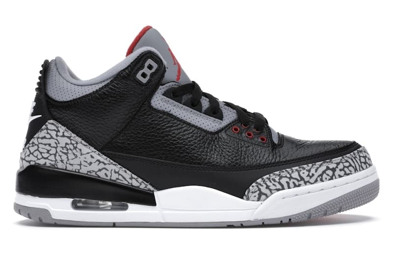 Air Jordan 3 Retro Black Cement view 1